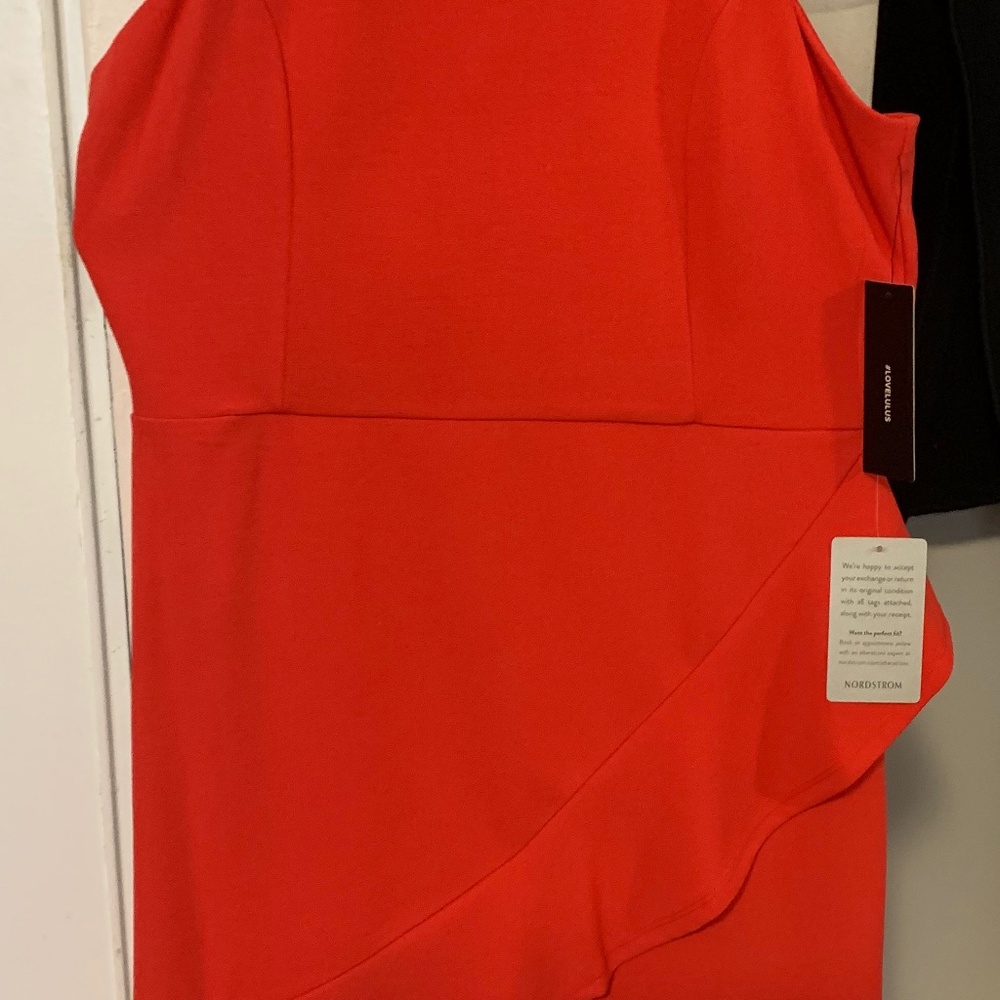 New Coral Red dress